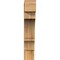 Ekena Millwork Balboa Block Rough Sawn Bracket, Western Red Cedar, 4"W x 18"D x 22"H BKT04X18X22BOA05RWR - alternate 2